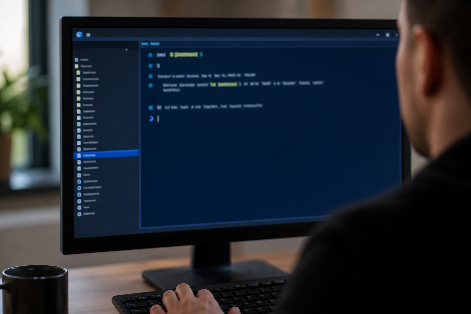 PowerShellコンソールで$PROFILEパスを確認し、存在しない場合は新規ファイルを作成するコマンドを入力している様子。
